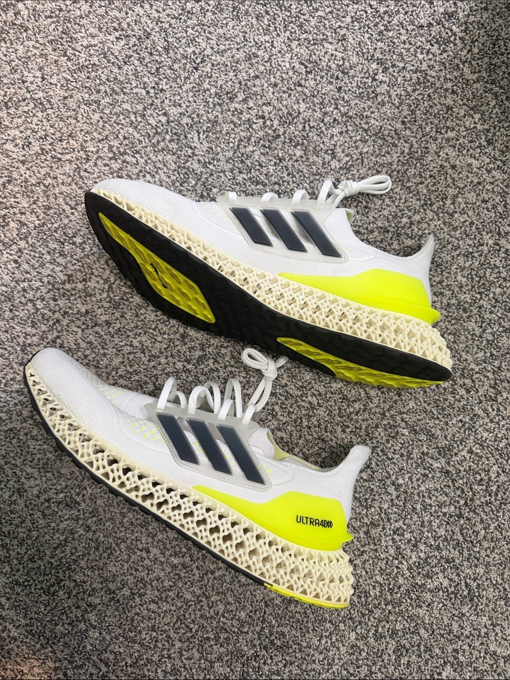 Adidas 4D FWD ULTRA SHOE white solar yellow